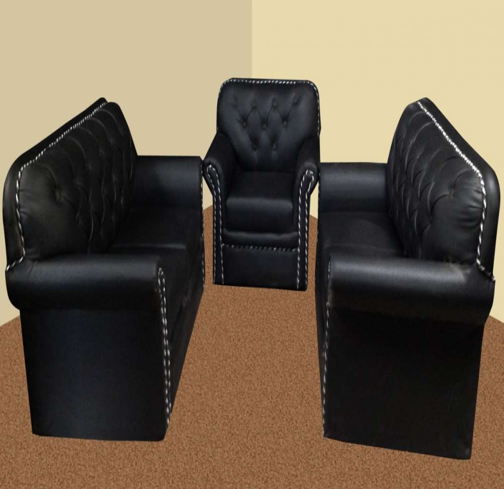 Burfy black sofa