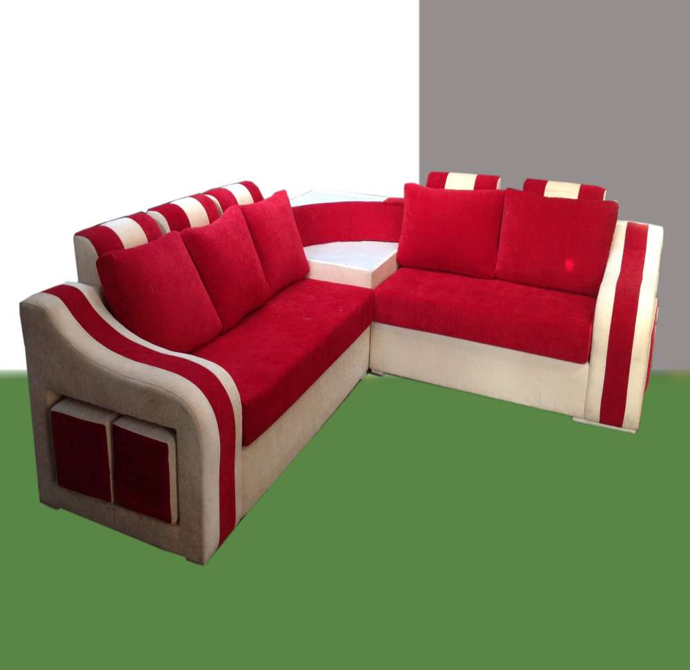 Red Corner Sofa