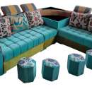 Green -L-Sofa