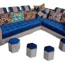 Blue-Brown-Comfort-Sofa