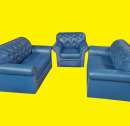 Burfy blue sofa