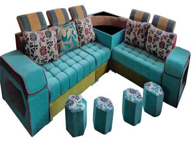 Green -L-Sofa