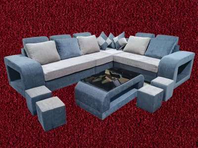 Square handle sofa